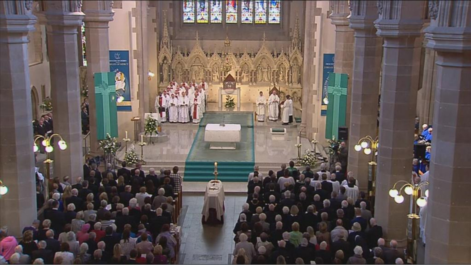 Huge turnout for Bishop Daly's funeral | UTV | ITV News