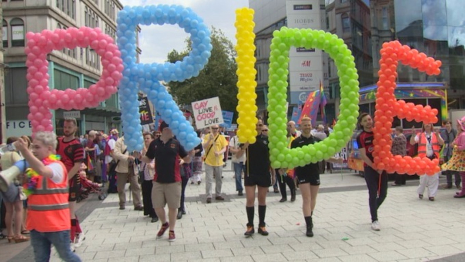 Pride Cymru gets underway in Cardiff city centre ITV News Wales