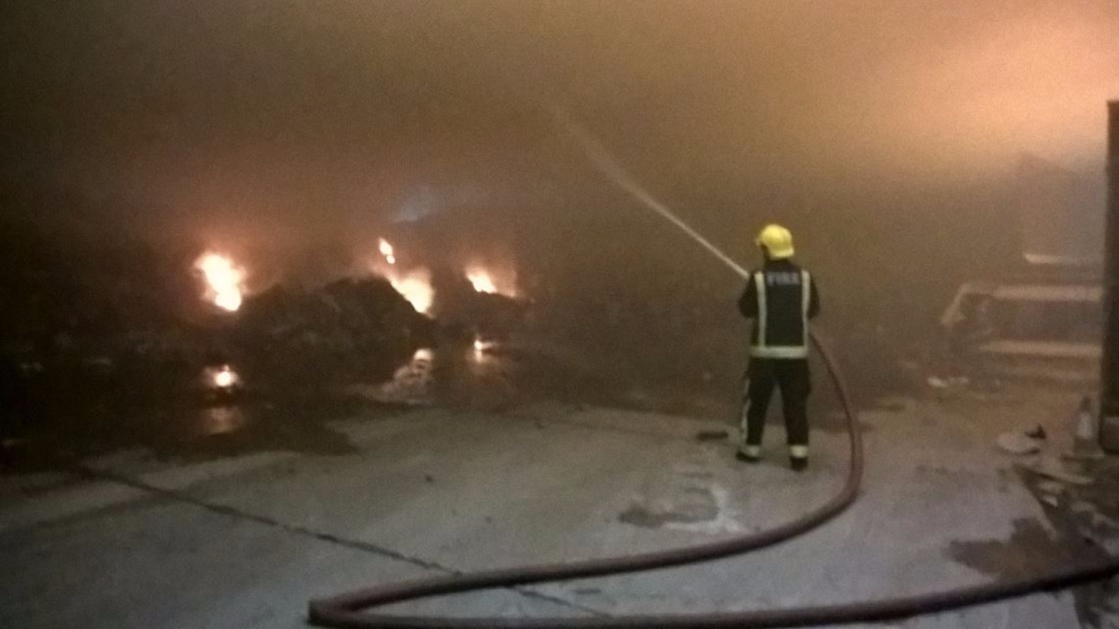 Sixty firefighters tackle blaze at recycling centre | ITV News London