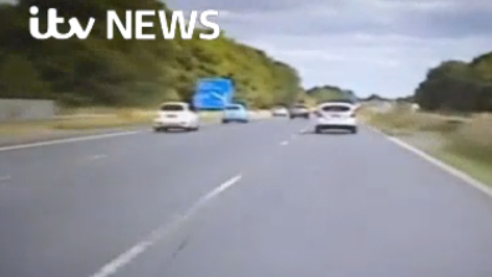 Watch police pursue stolen car in high-speed chase | ITV News Granada