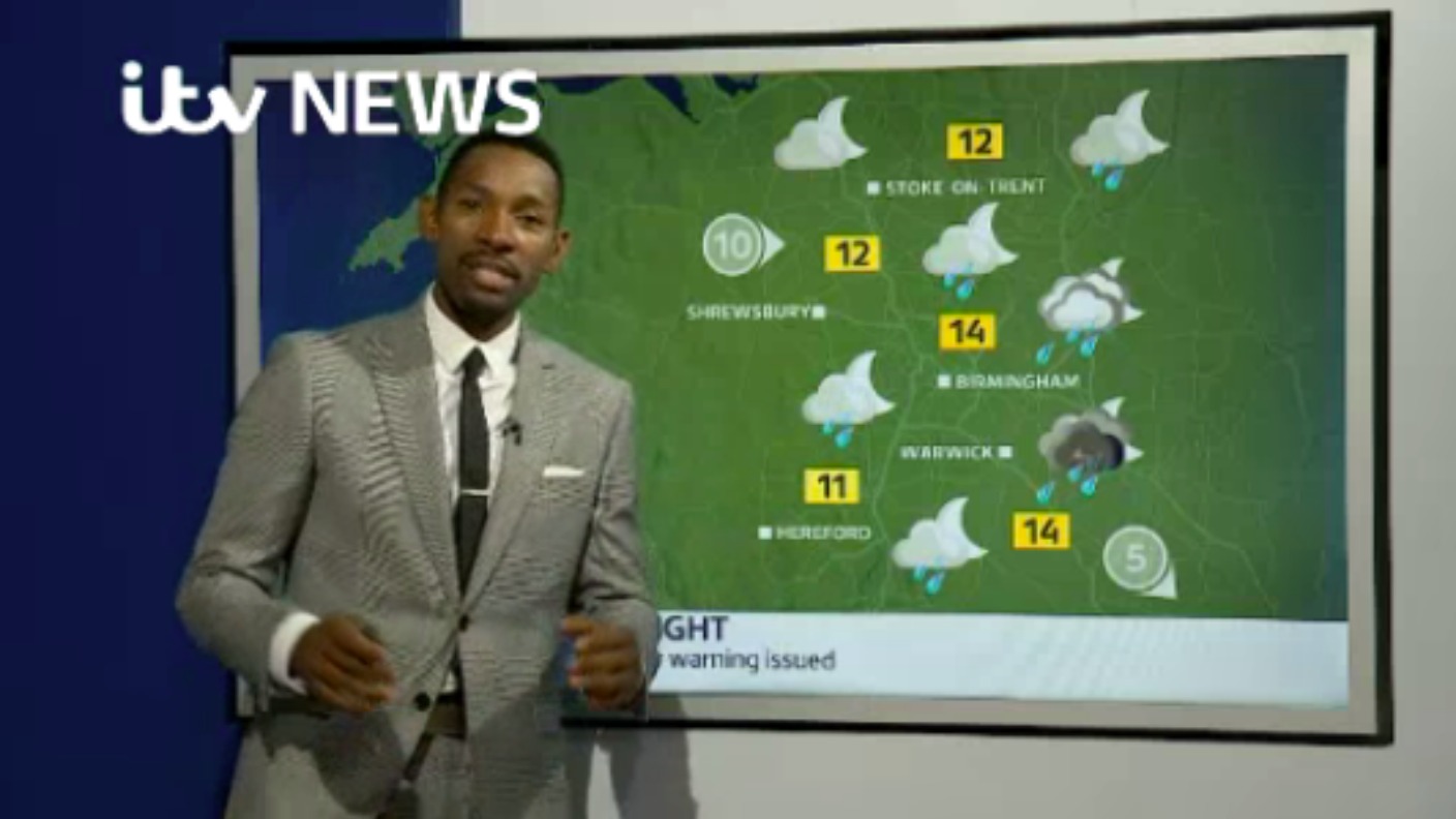 West Midlands Weather: Rain clearing away tonight | ITV News Central