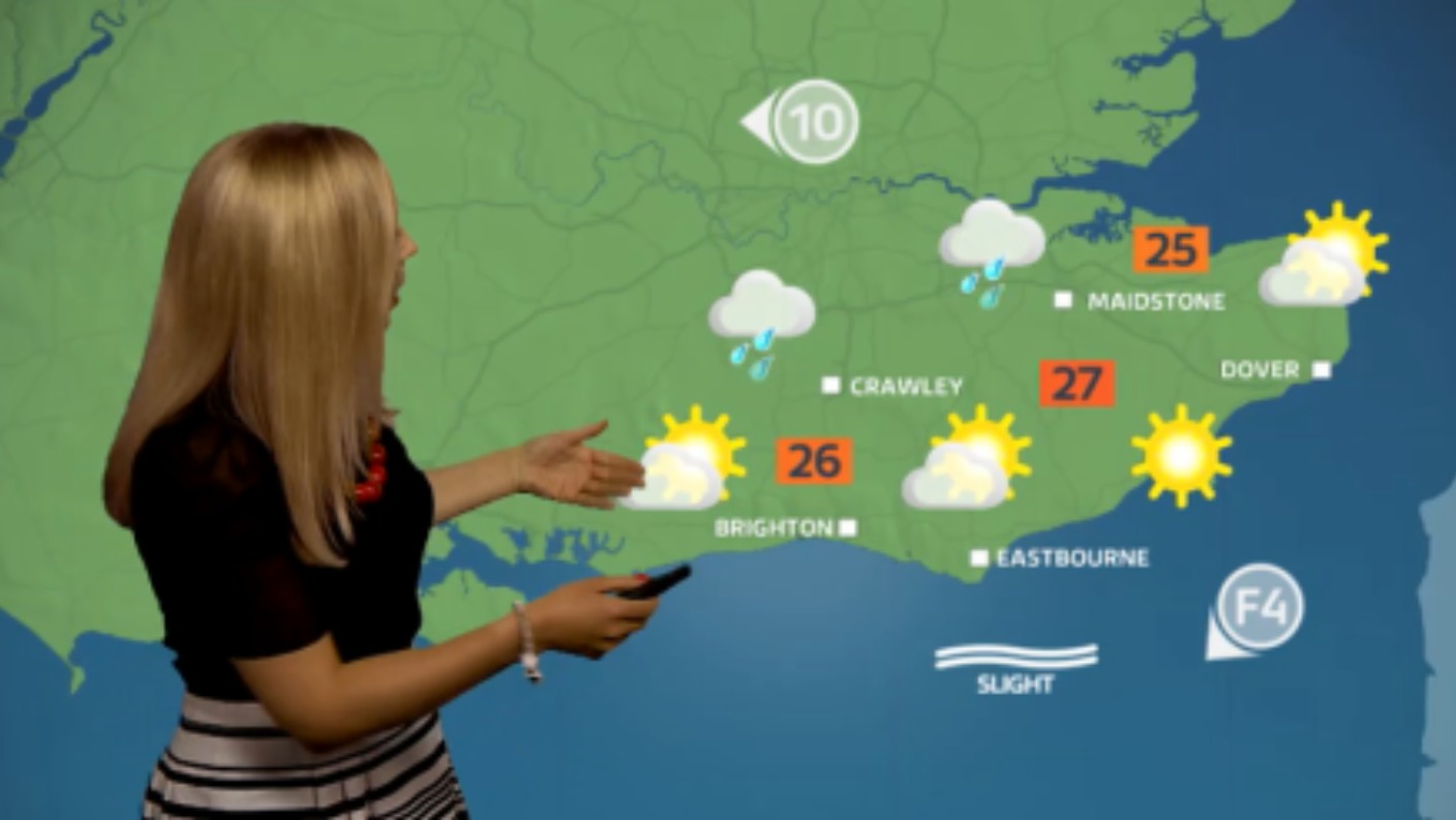 Saturday's weather for the east ITV News Meridian