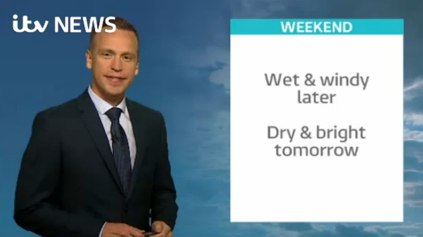 Saturday's weather for the east of the region | ITV News Meridian
