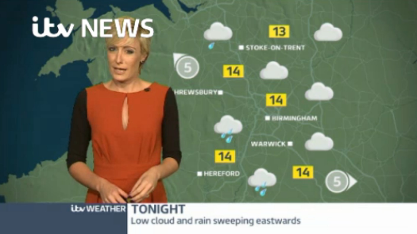 West Midlands Weather: Rain and low cloud tonight | ITV News Central