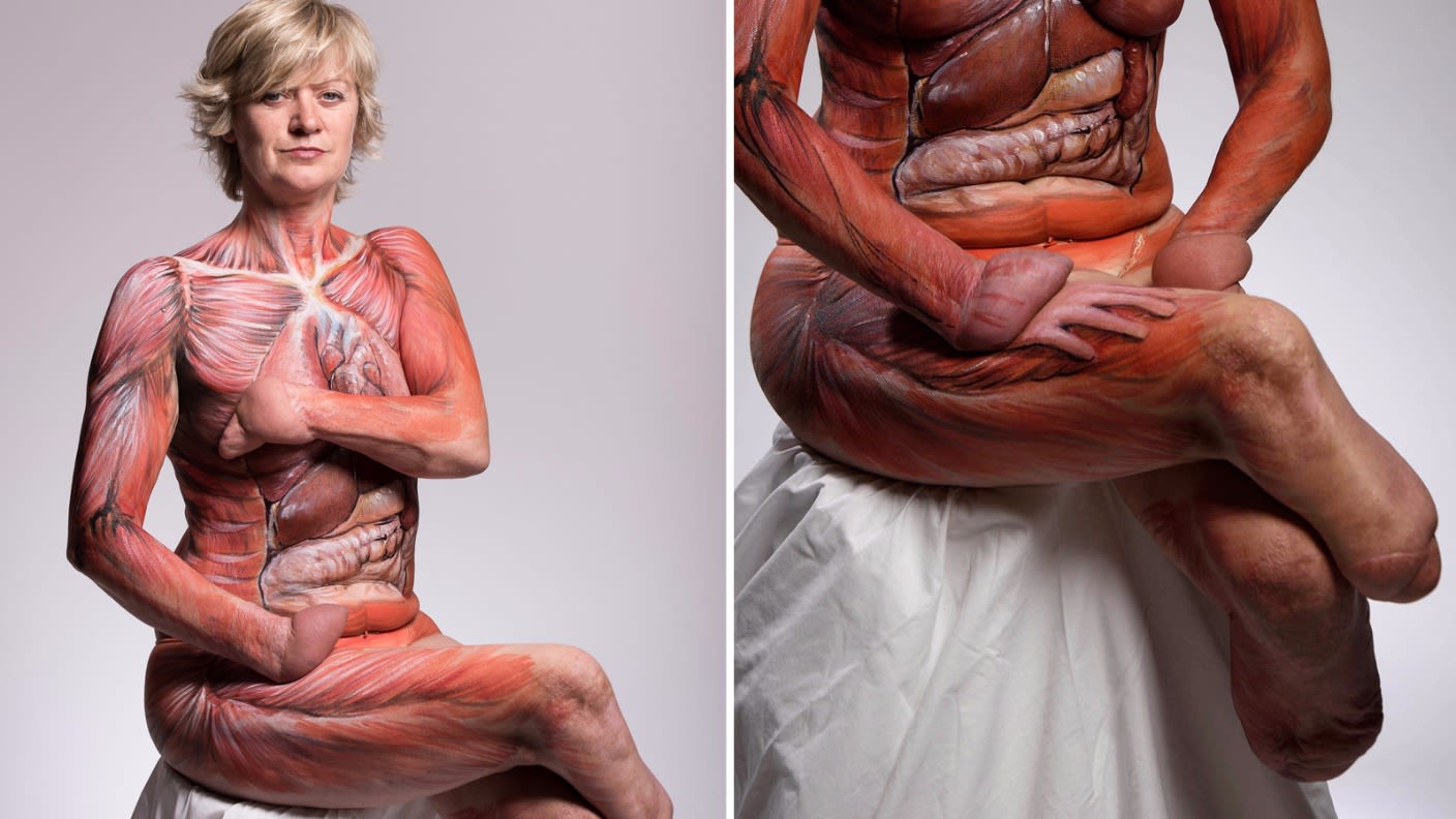 1600px x 900px - Quadruple amputee poses nude to raise awareness of organ and limb donation  | ITV News