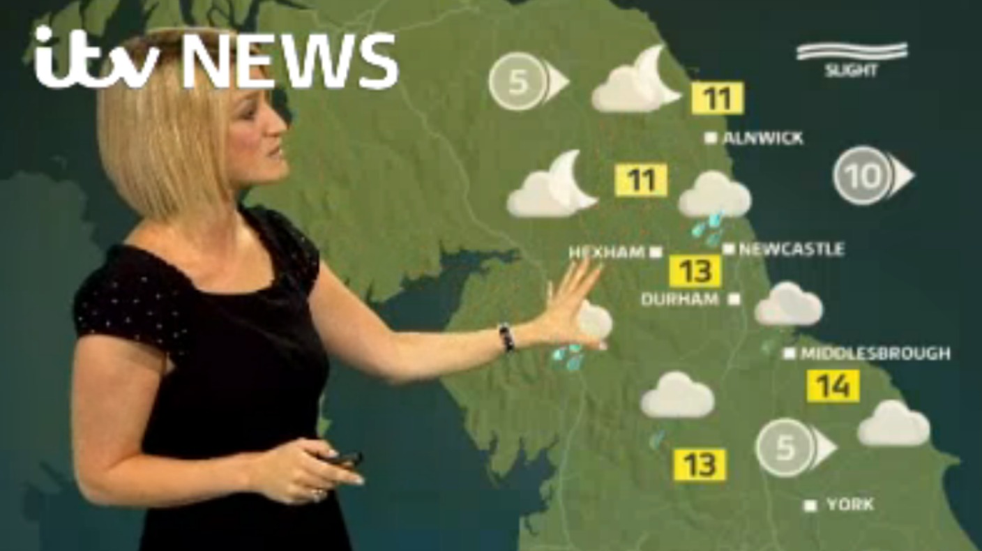 VIDEO: Sunday's forecast for the North East | ITV News Tyne Tees
