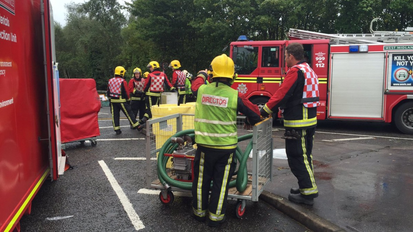 Five people taken to hospital after acid spill | ITV News Central