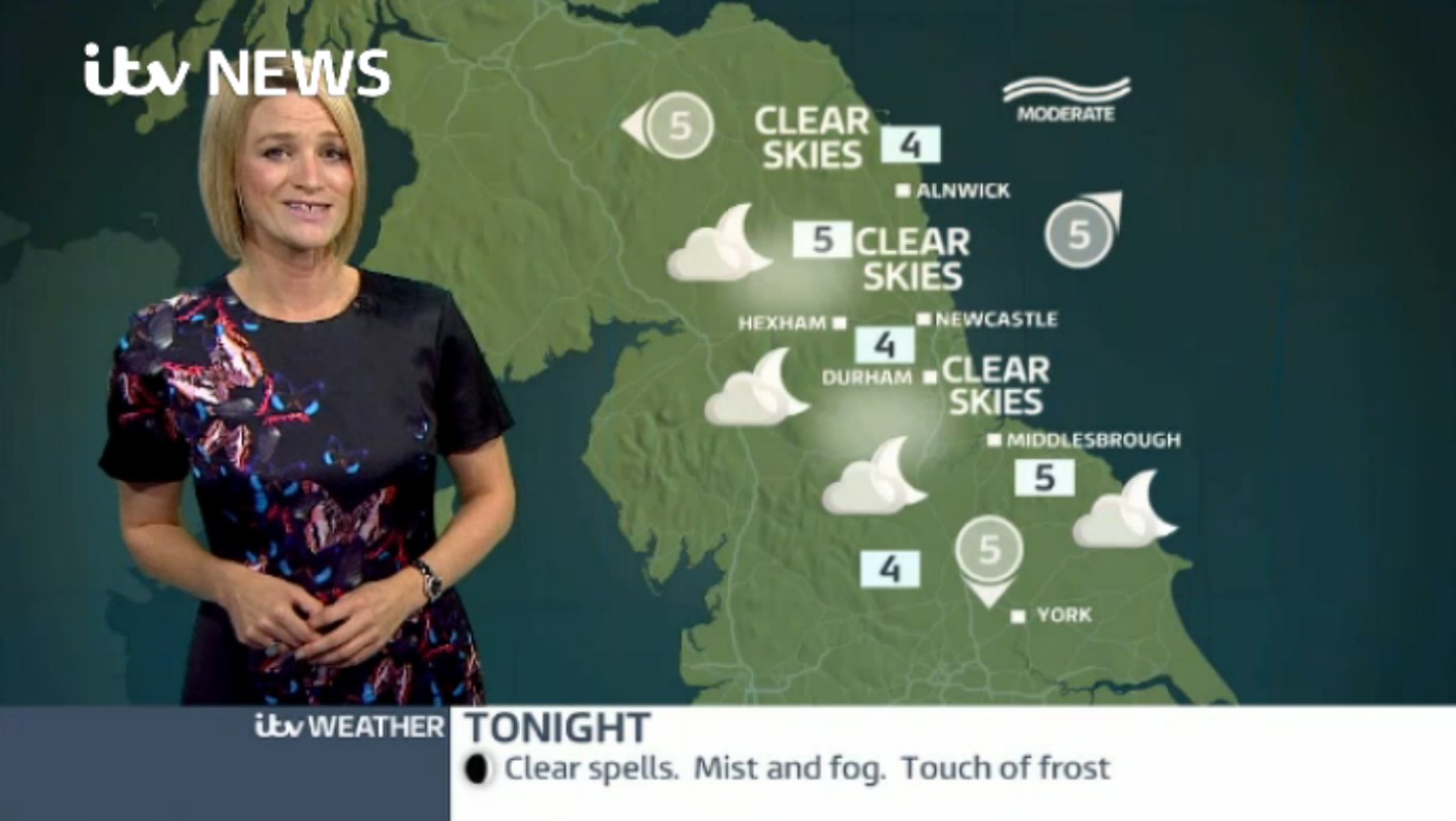 VIDEO: Sunday's forecast for the North East region | ITV News Tyne Tees
