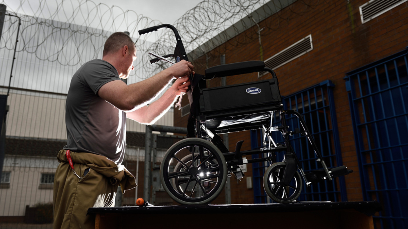 Maghaberry prisoners restore wheelchairs for countries in conflict