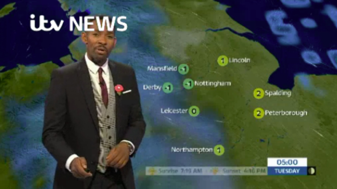East Midlands Weather: Cold with showers overnight | ITV News Central