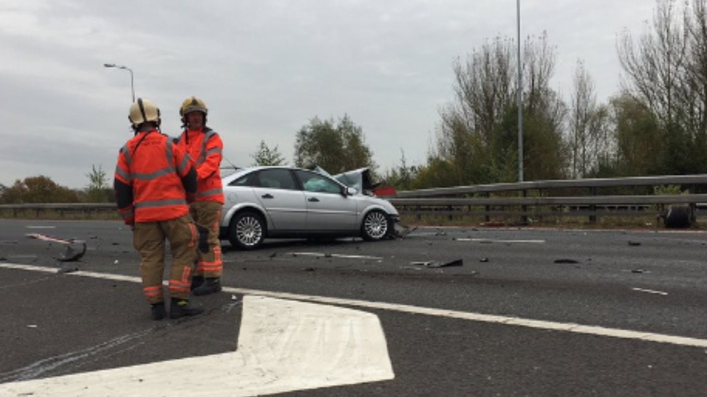 fire-engine-involved-in-m60-crash-itv-news-granada