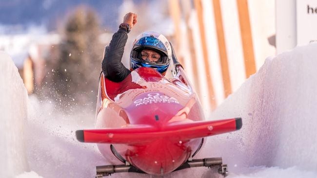 Corie Mapp is the new Para Bobsleigh World Champion after a stunning Valentine's Day success in St Moritz.
Mapp took the biggest prize in the sport in style at the spiritual home of sliding as he cemented his status as the globe’s greatest para bobsledder.
The 46-year-old finished three tenths of a second ahead of his nearest rival to add the World Championship crown to the Overall World Cup title he won earlier this month.