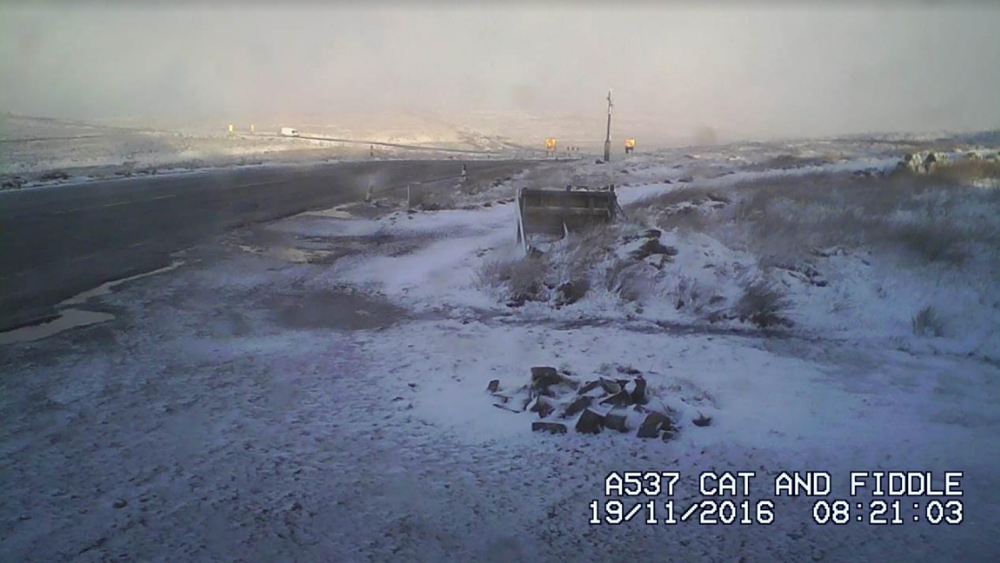 live cameras capture overnight snowfall itv news central