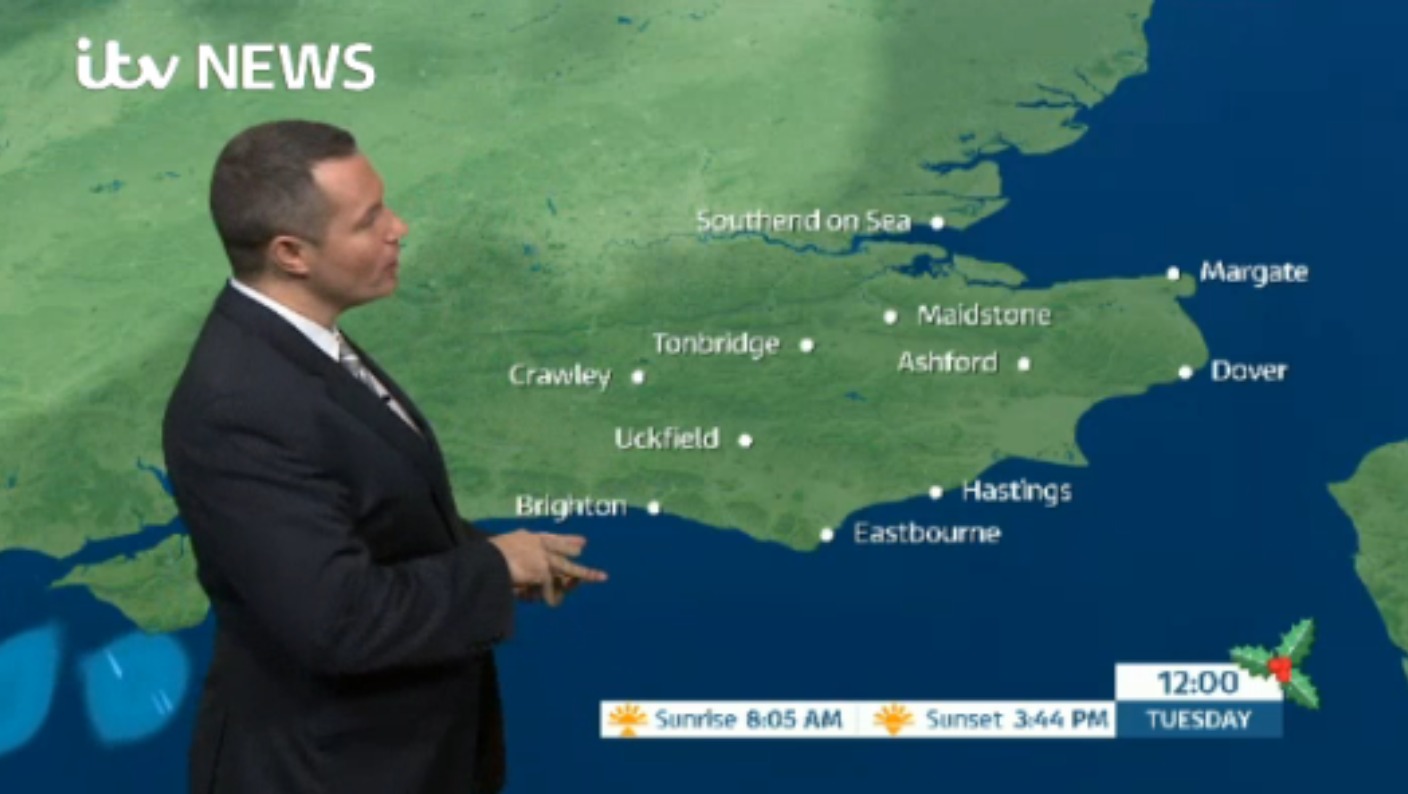 Tuesday's weather forecast for the east of the region | ITV News Meridian