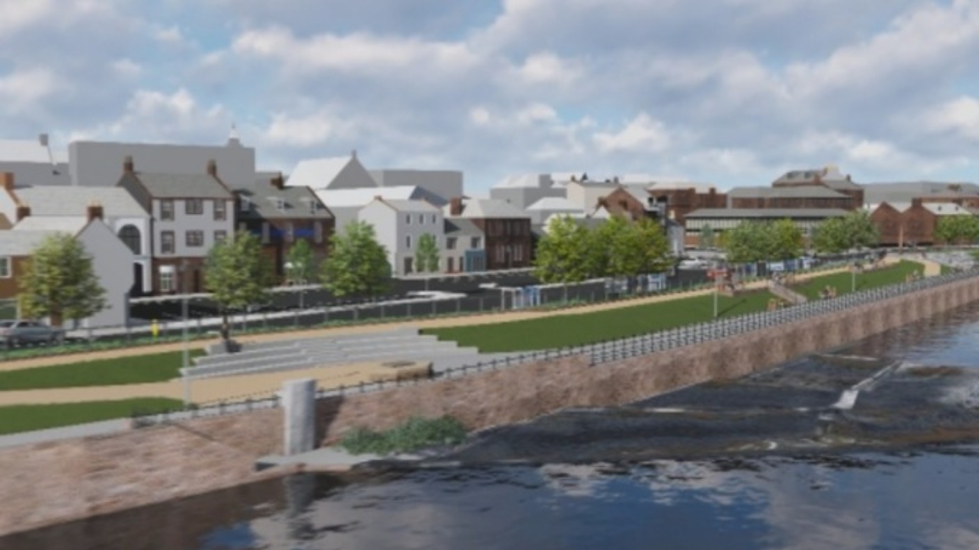Dumfries flood defence scheme formally published | ITV News Border