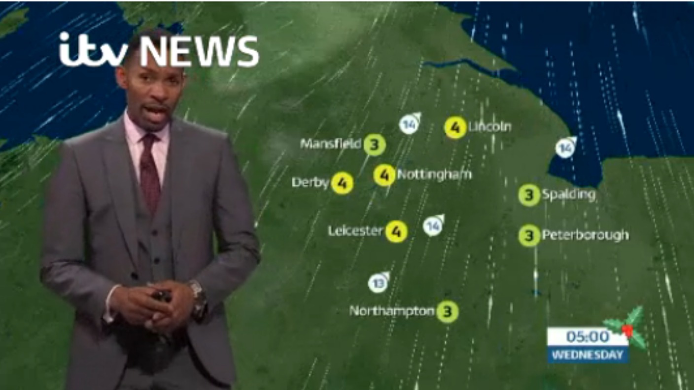 East Midlands Weather: Outbreaks of light rain | ITV News Central