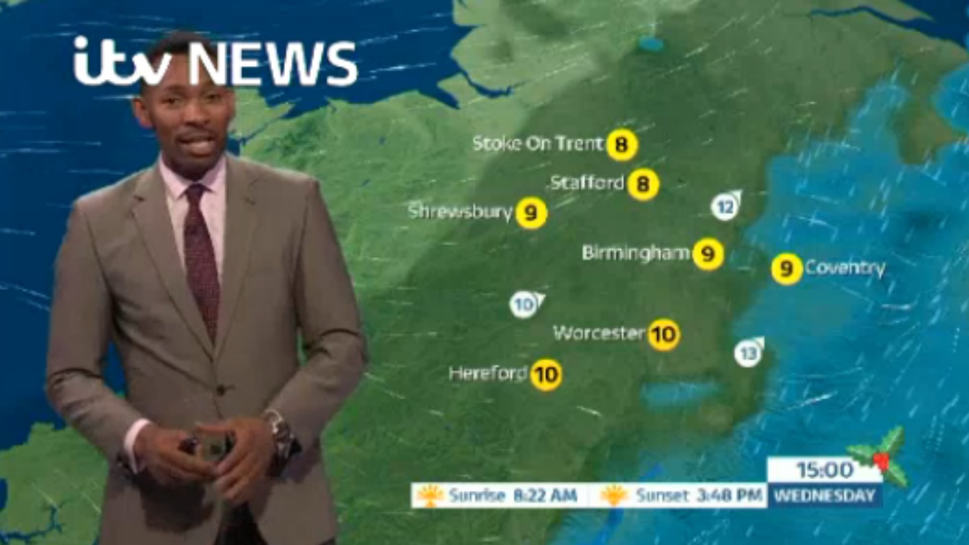 West Midlands Weather: Spells of rain overnight | ITV News Central