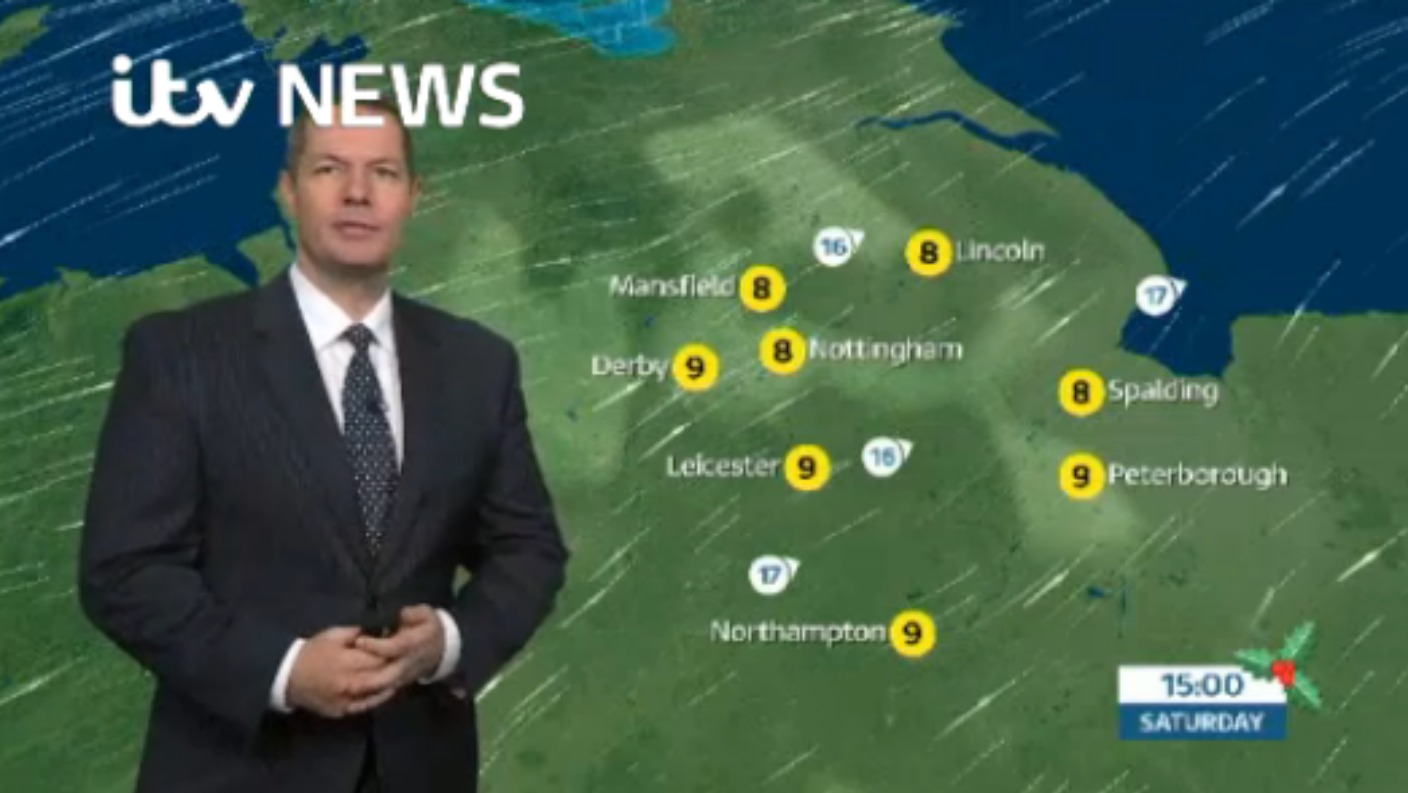 East Midlands Weather: Cloudy with patchy rain | ITV News Central