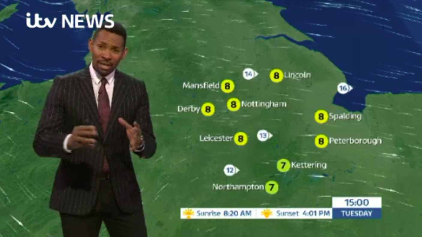 East Midlands Weather: Showers overnight | ITV News Central