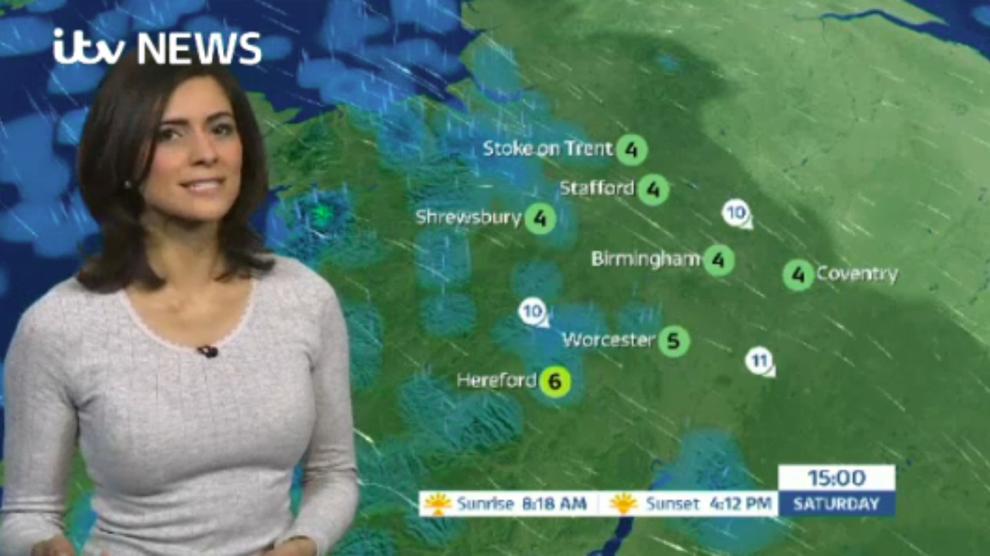 West Midlands Weather: Further wintry showers tonight | ITV News Central