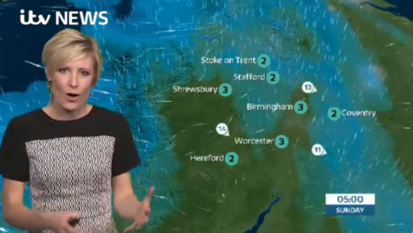 West Midlands Weather: Heavy rain | ITV News Central