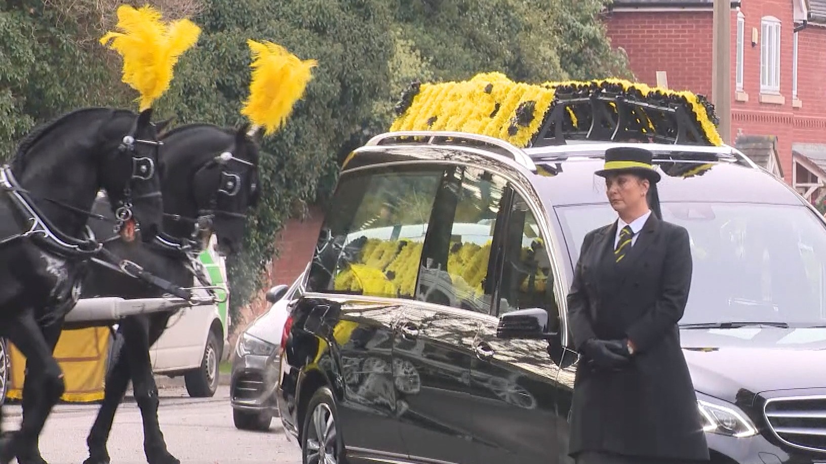 Funeral takes place for Burton Albion fan 13 killed in lorry