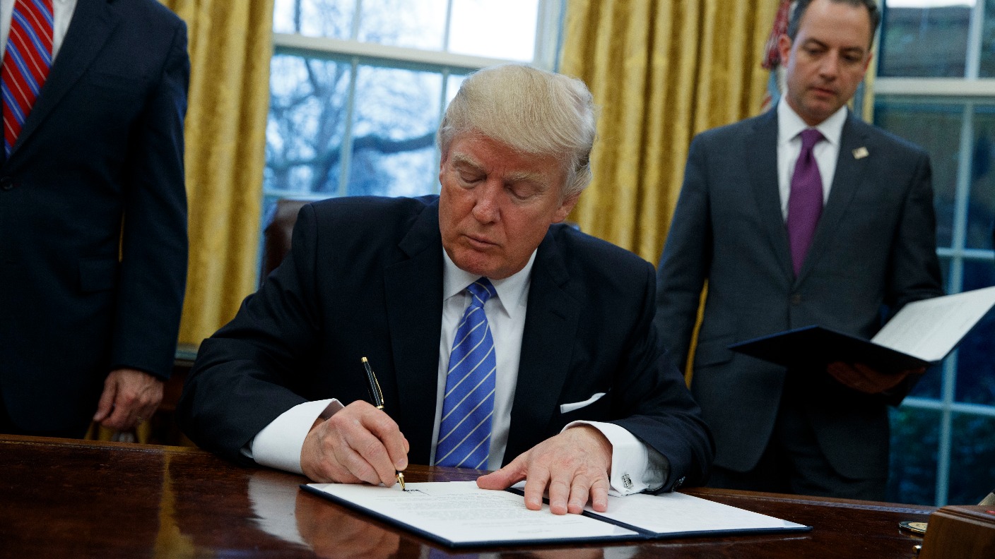 Trump Signs Order To Withdraw From Trans-Pacific Partnership Trade Deal ...