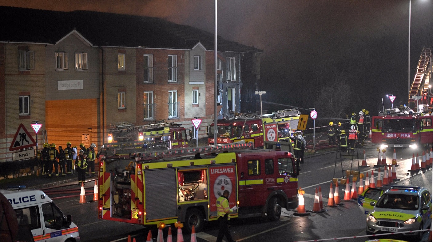 Five people injured and 41 homes evacuated after explosion in ...