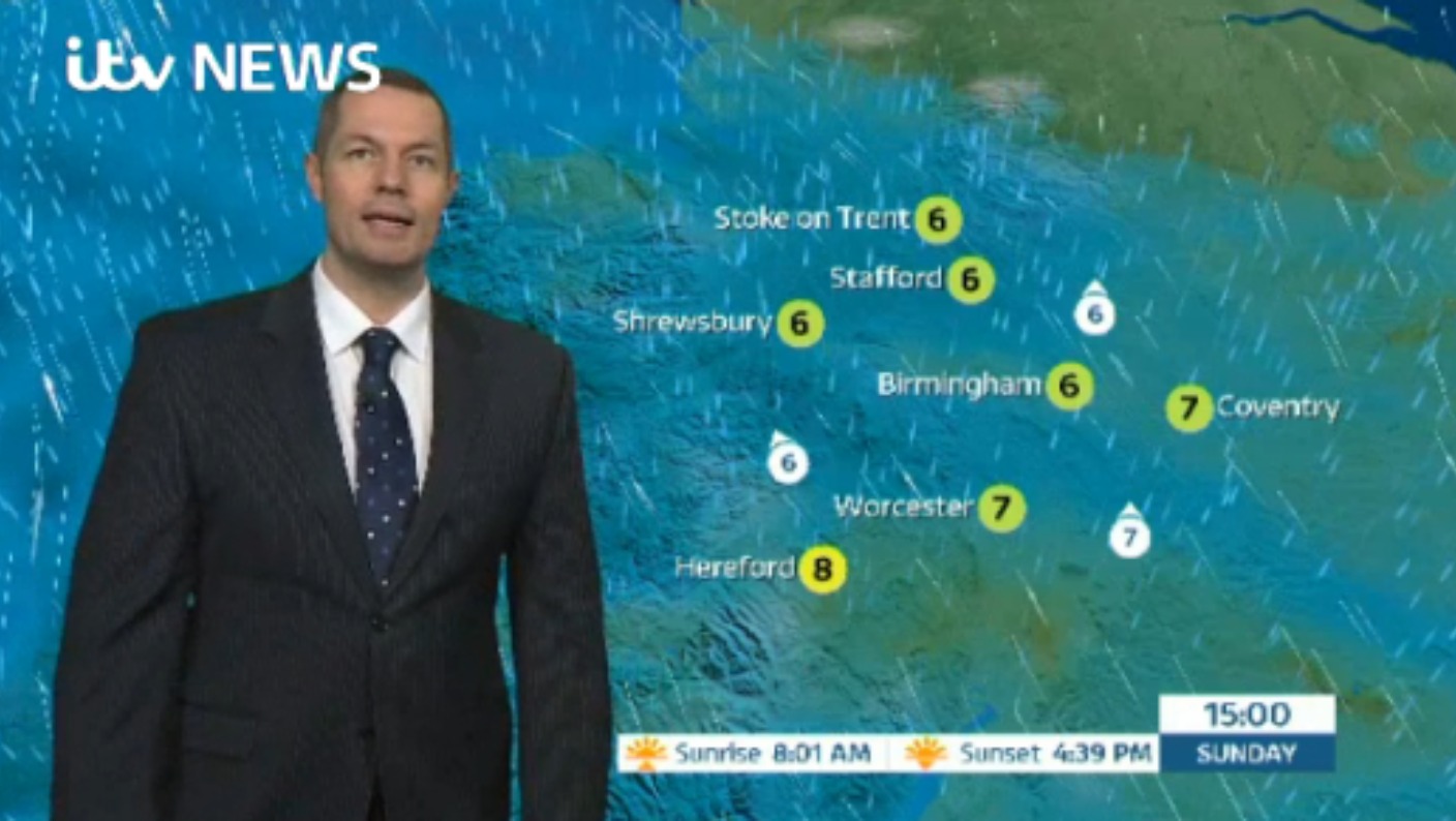 West Midlands Weather: Heavy and persistent rain | ITV News Central