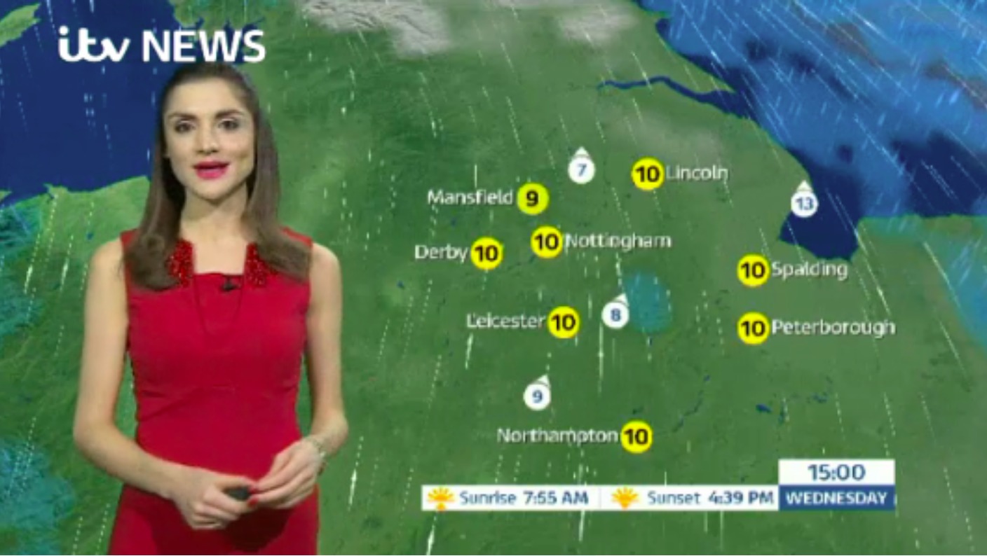 East Midlands Weather: Persistent rain overnight | ITV News Central