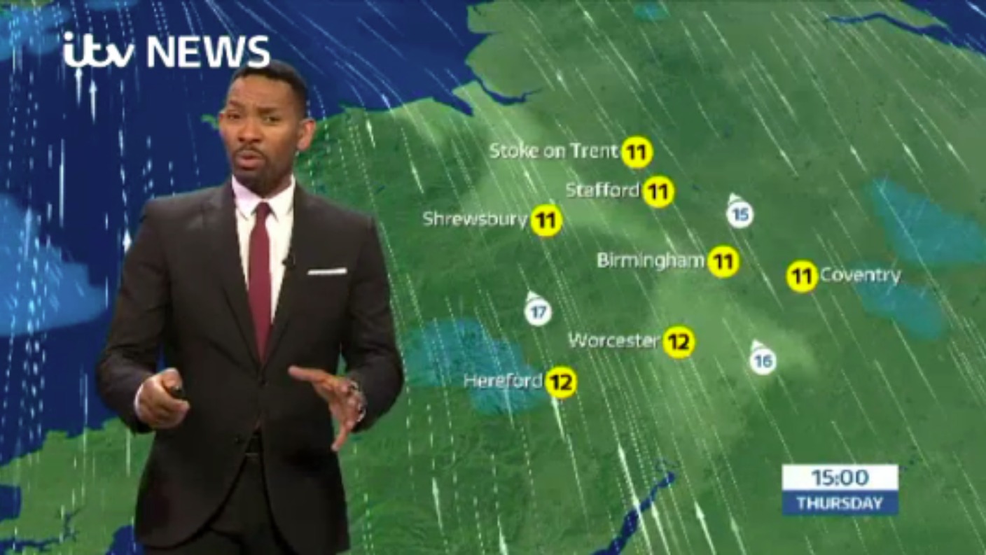 West Midlands Weather: Rain and very strong winds | ITV News Central