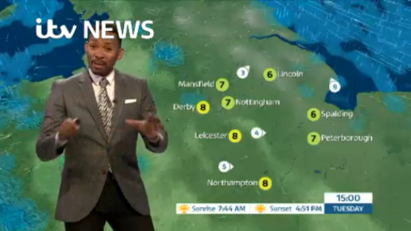 East Midlands Weather: Cloudy with rain overnight | ITV News Central