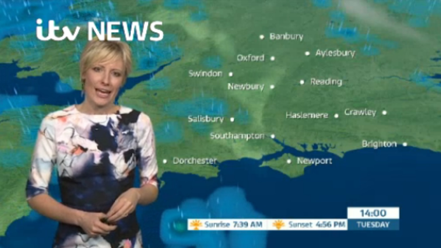 Tuesday morning's weather for the west of the region | ITV News Meridian