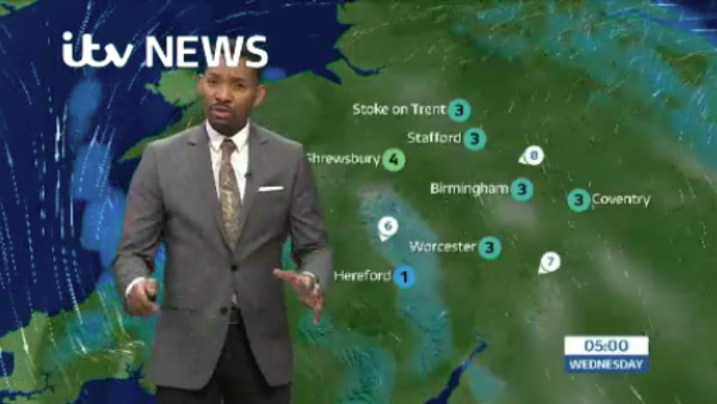 West Midlands Weather: Hill fog and outbreaks of rain | ITV News Central