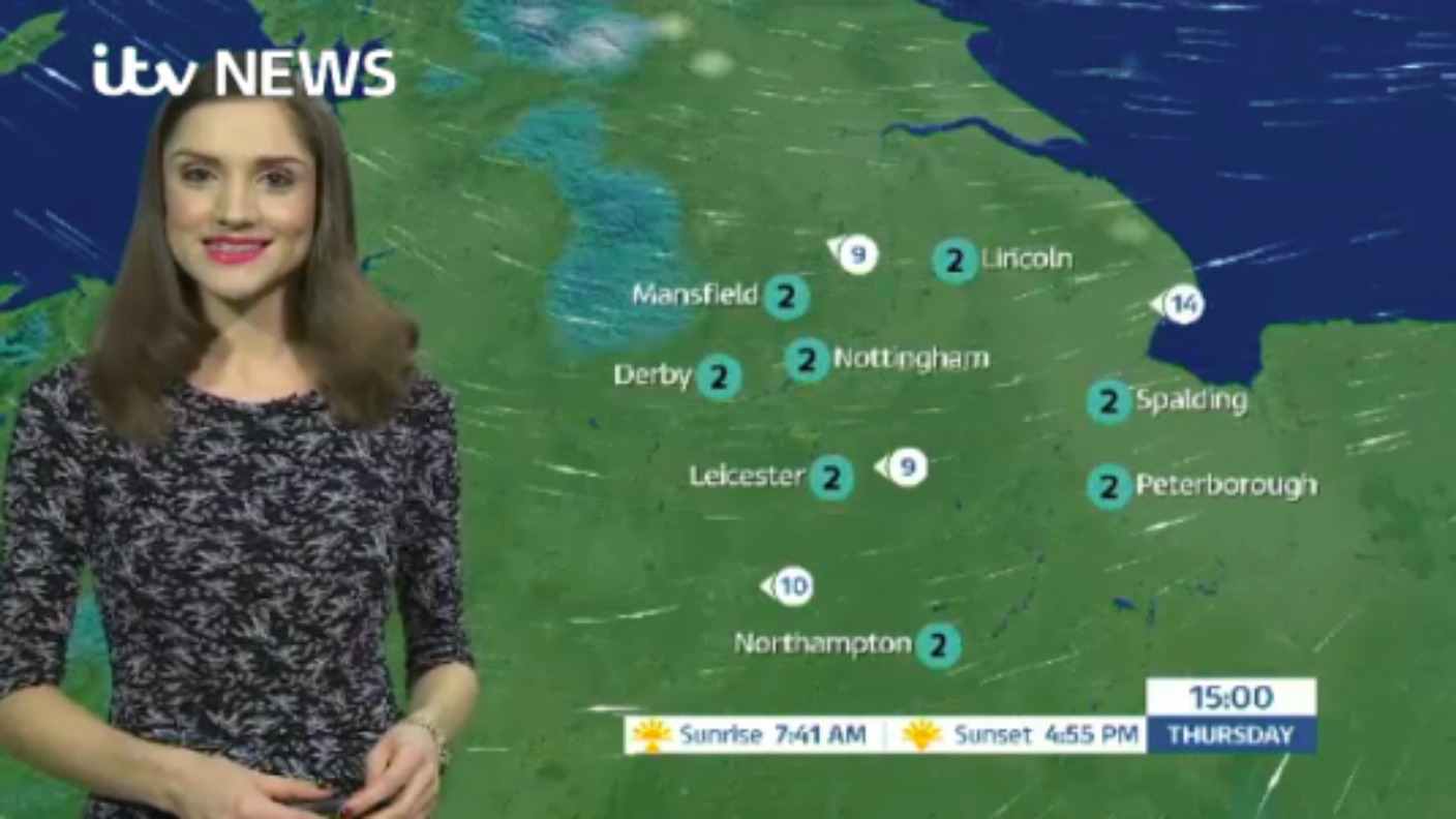 East Midlands Weather: Colder with wintry showers | ITV News Central