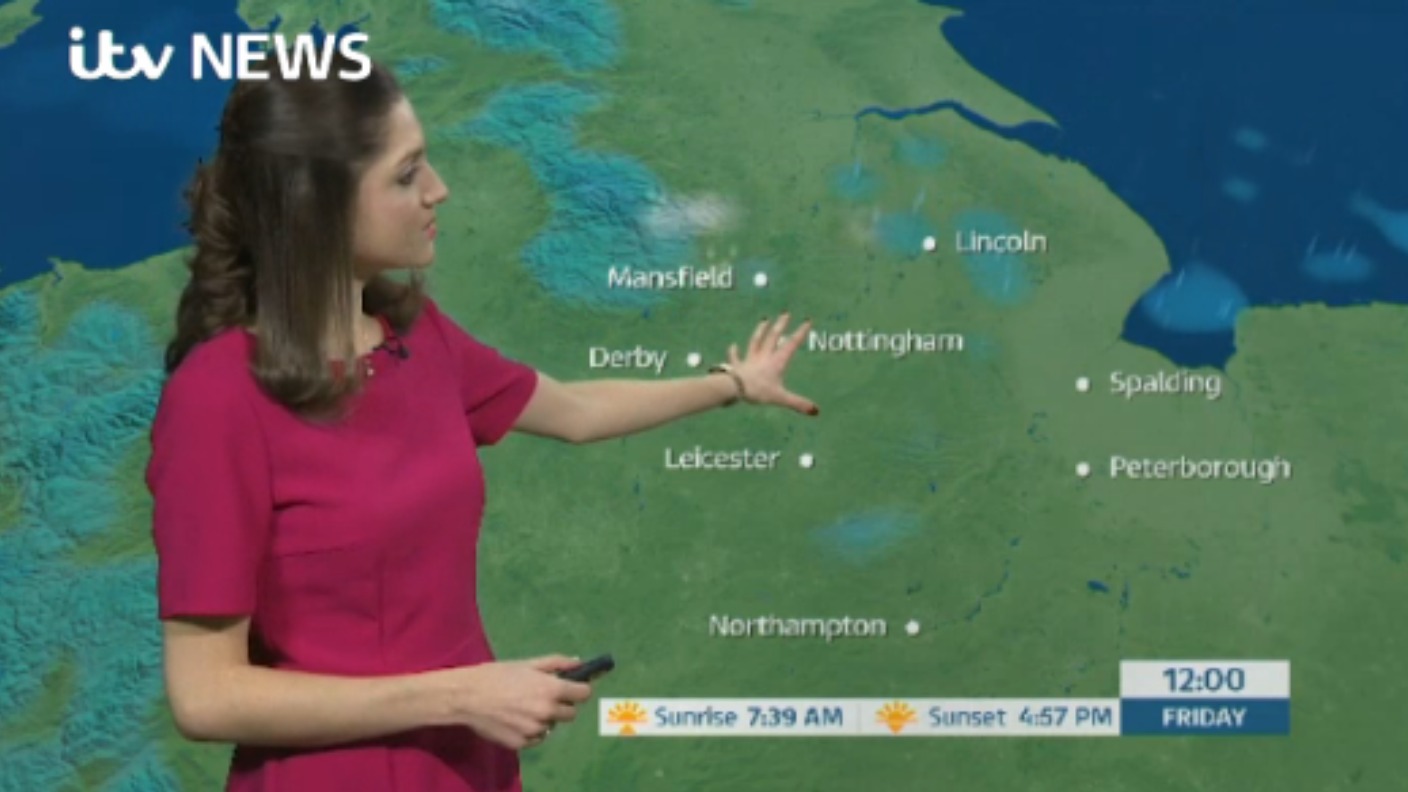 East Midlands Weather: Cloudy with some snow | ITV News Central