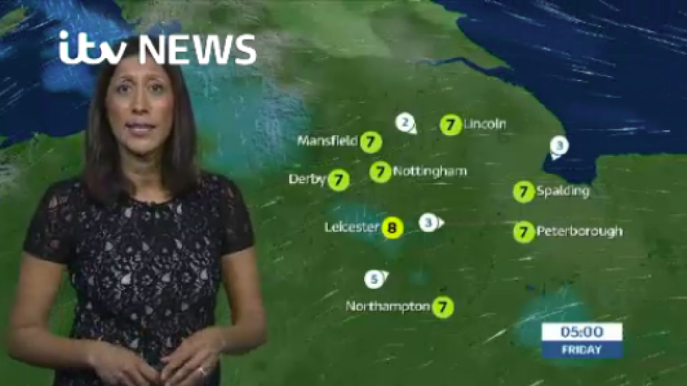East Midlands Weather: Cloudy with outbreaks of rain | ITV News Central