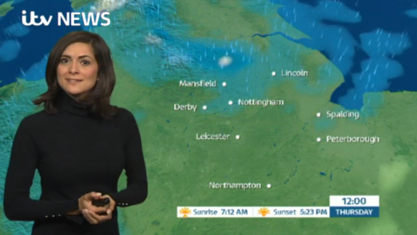 East Midlands Weather: Wet and stormy Thursday | ITV News Central