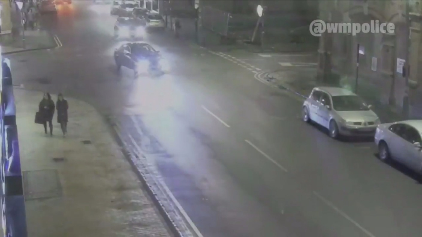CCTV shows moment teen mowed down by hit-and-run driver in front of her ...