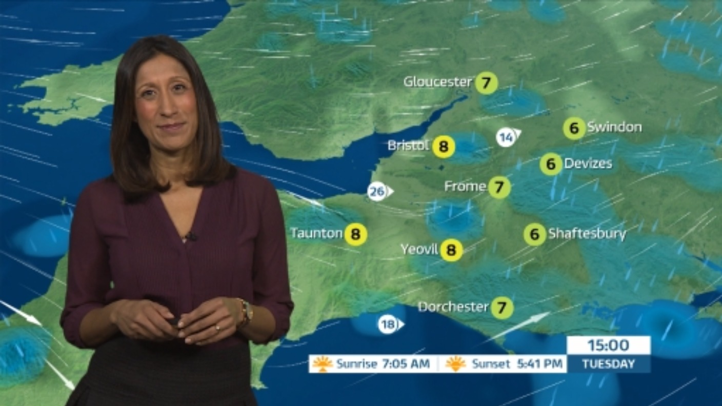 Blustery rain and cold showers ahead for the West | ITV News West Country