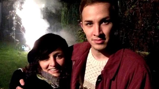 Figen Murray with her son Martyn Hett who died in the Arena bomb attack 