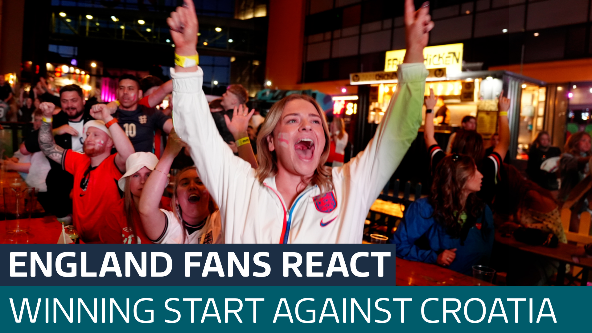 England fans home and abroad react to win against Croatia