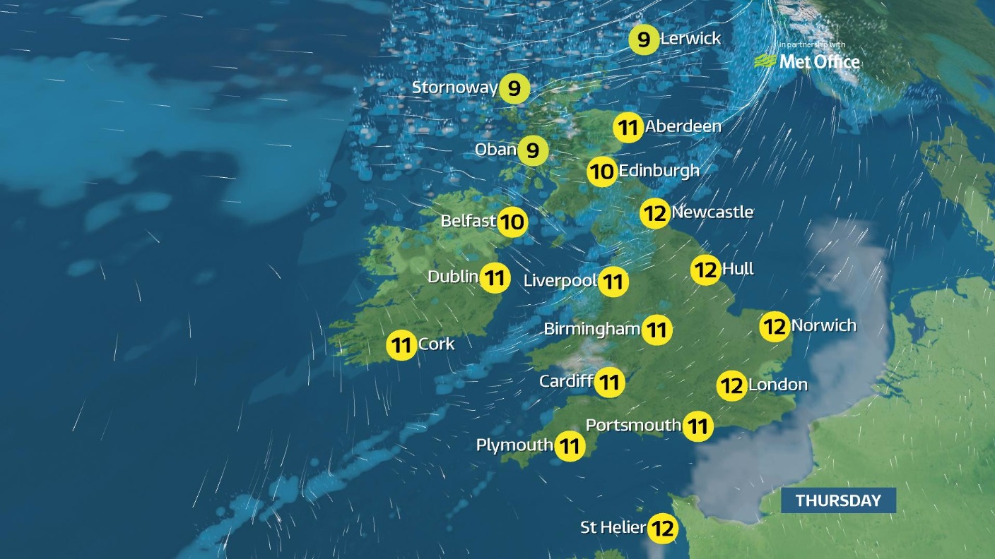 Weather: Cloudy for many today with some rain in the north | ITV News