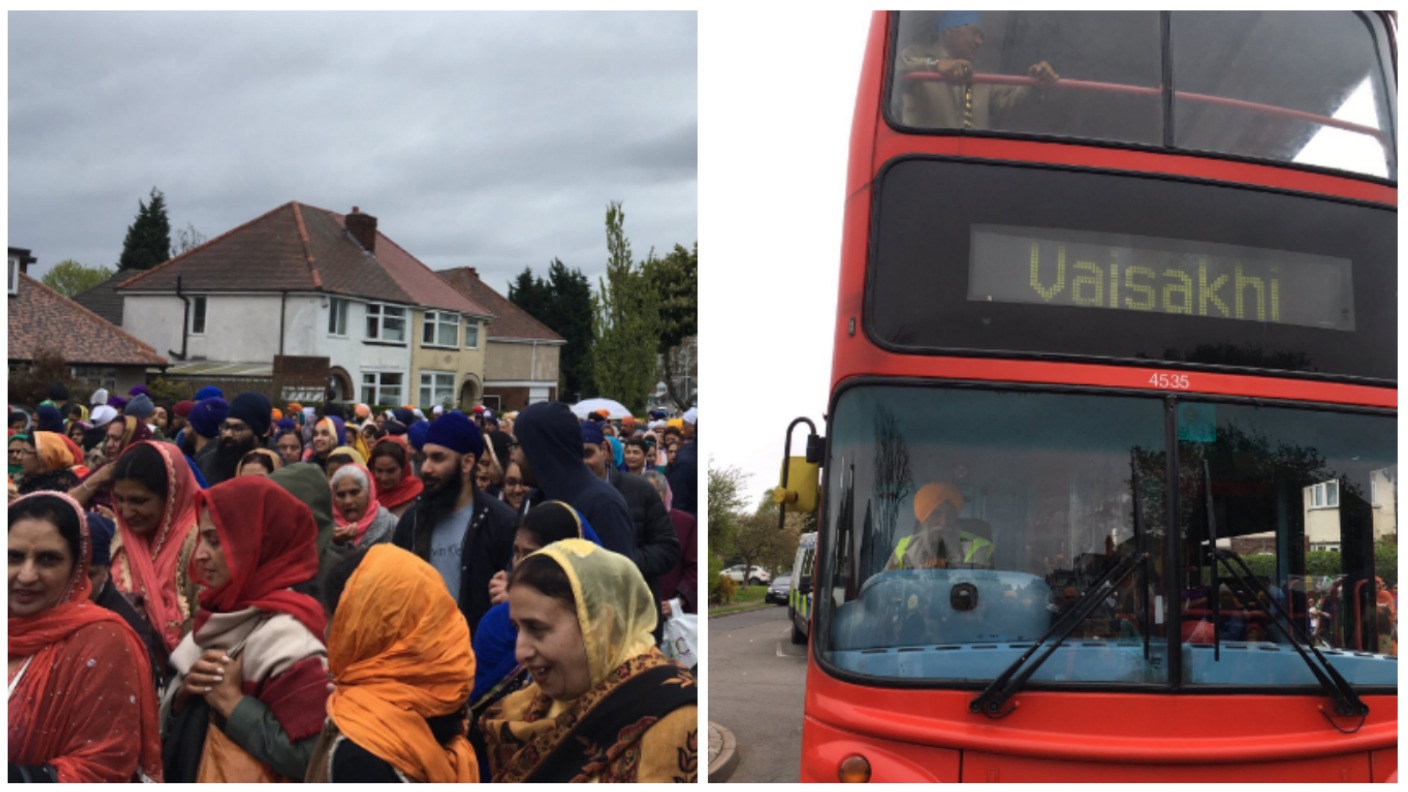 Crowds Line The Streets To Celebrate Vaisakhi Itv News Central