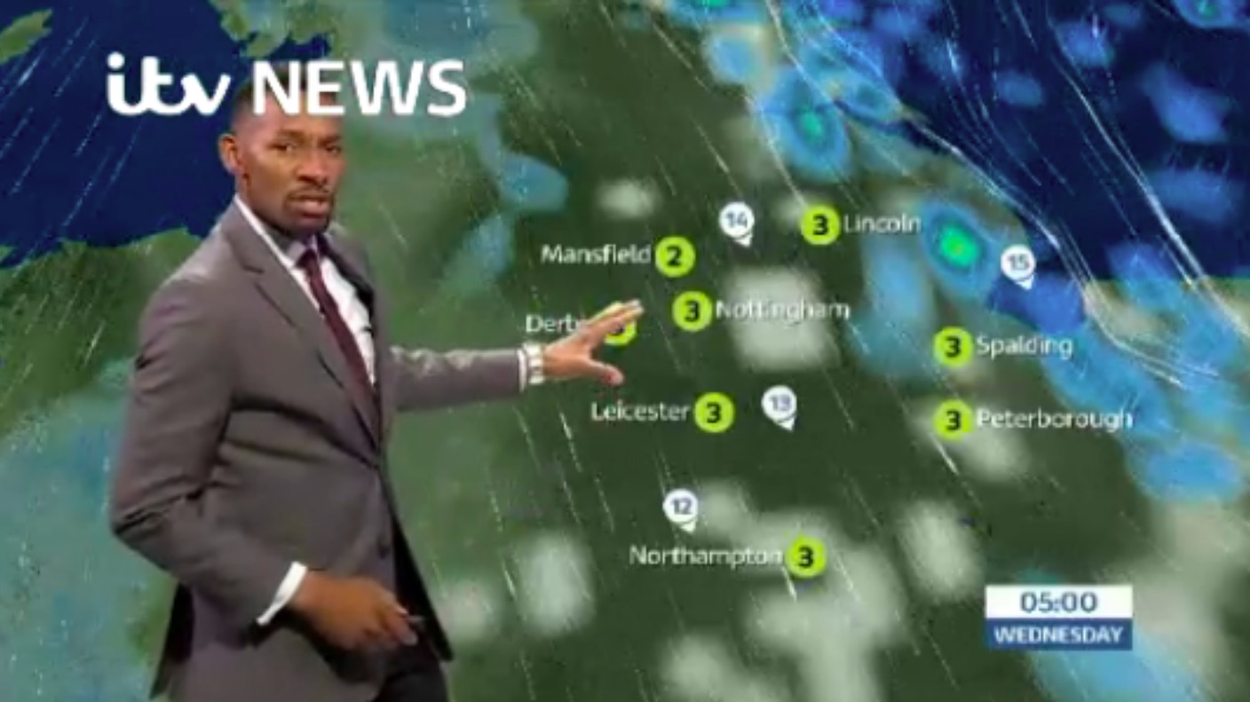East Midlands Weather: Cold with further showers | ITV News Central