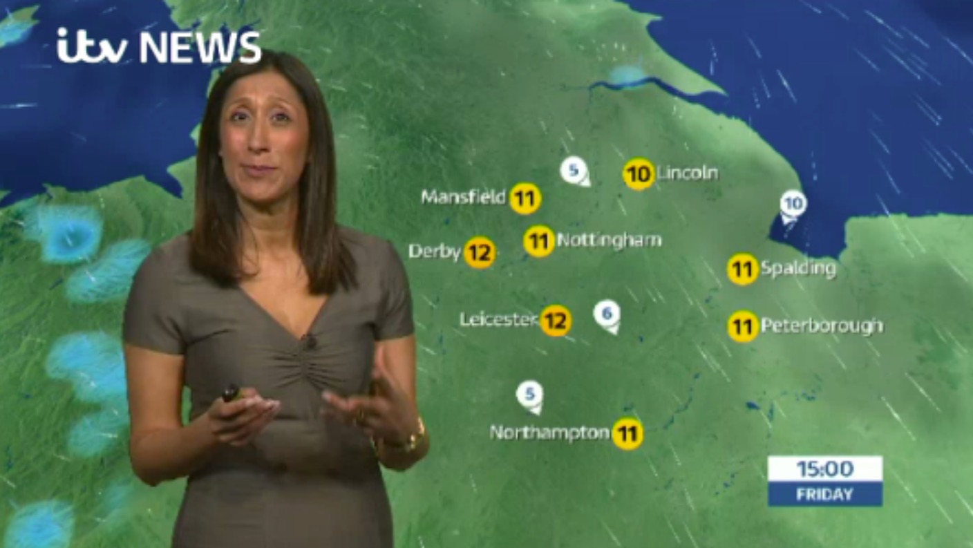 East Midlands Weather: Clear spells bring a cold night | ITV News Central