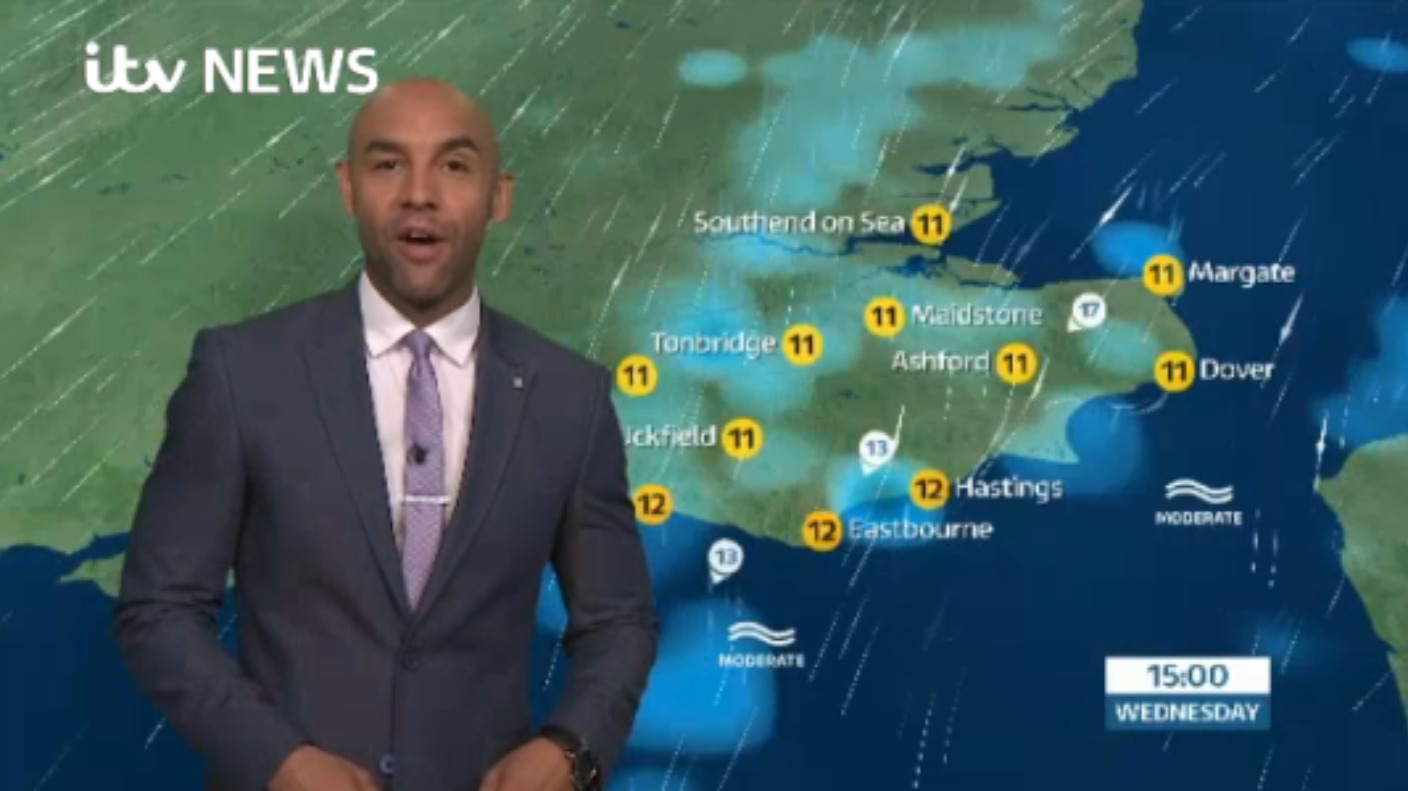 Wednesday afternoon's weather for the east of the region | ITV News ...