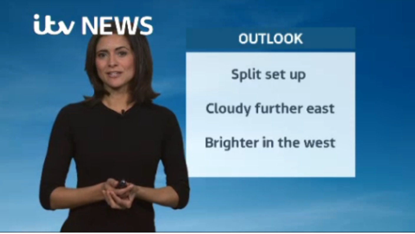 Monday evening's weather for the east of the region | ITV News Meridian
