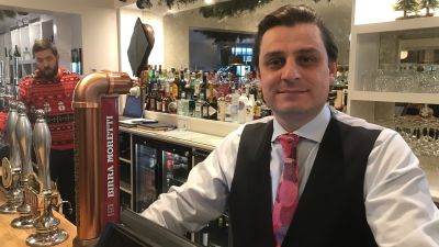 Pasquale Benedetto, owner of The Plough at Coton in Cambridgeshire
Copyright: theploughcoton.co.uk