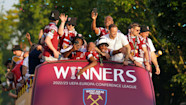 Victorious West Ham Parade Around East London After Europa Conference 